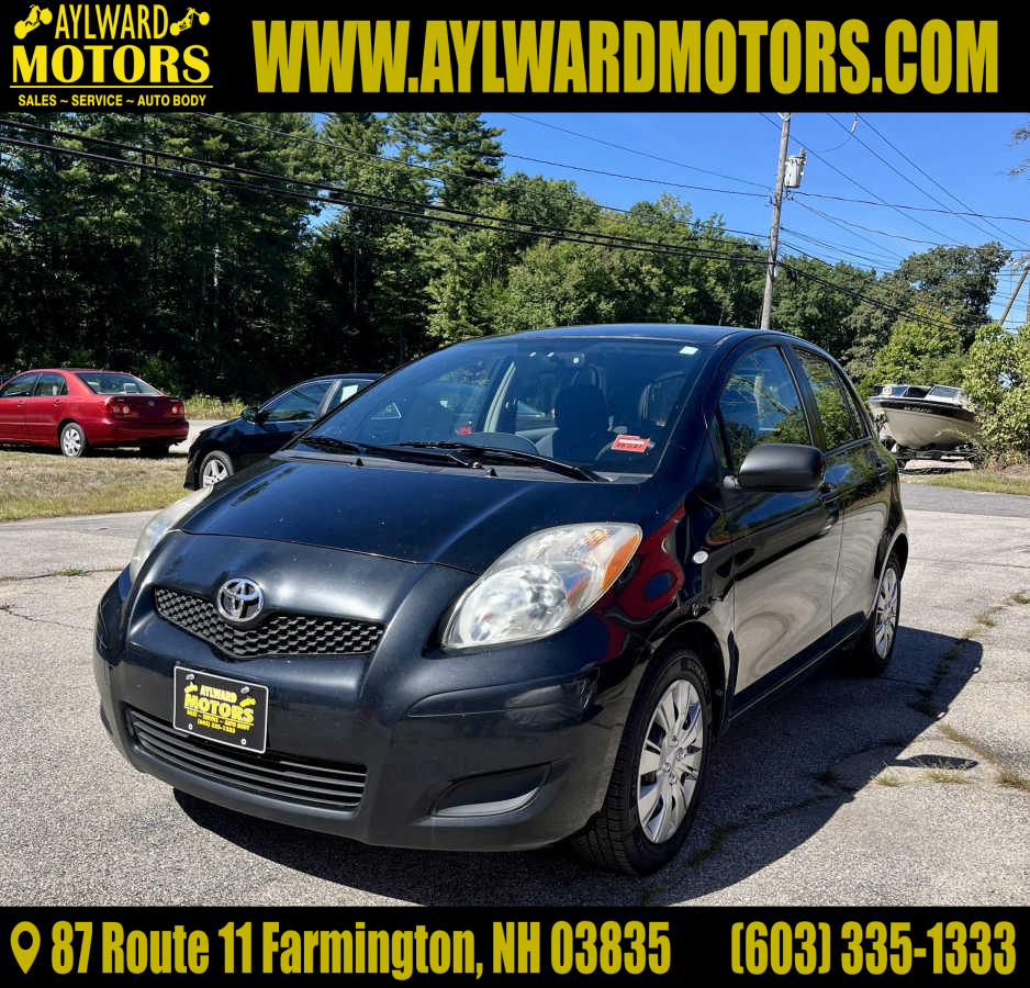 Black 2009 Toyota Yaris   4-Speed Automatic