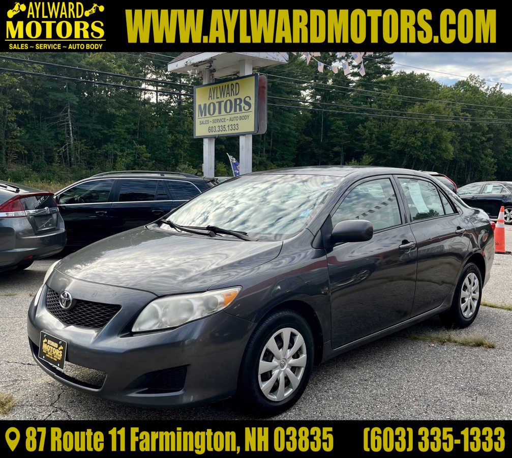 Gray 2010 Toyota Corolla Sedan Front-Wheel Drive 4-Speed Automatic