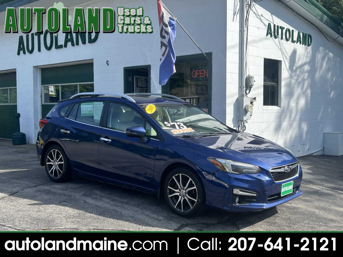 Blue 2018 Subaru Impreza Hatchback All-Wheel Drive 7-Speed CVT