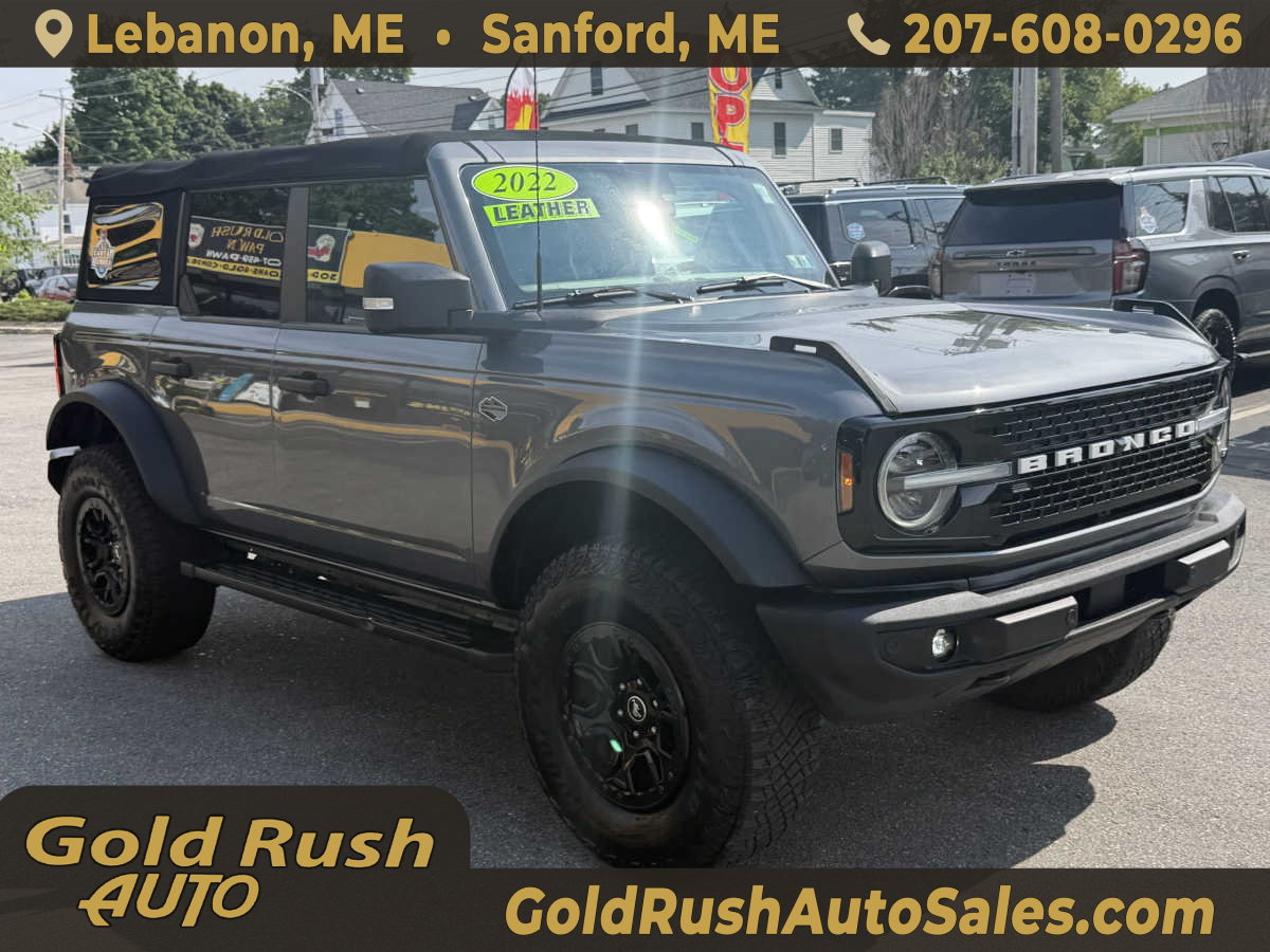 CARBONIZED GRAY METALLIC 2022 Ford Bronco SUV / Crossover Four-Wheel Drive Automatic