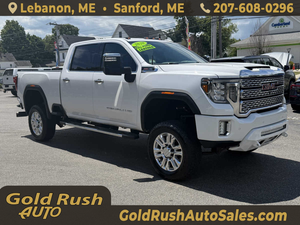 White 2020 GMC Sierra 2500HD Pickup Truck Four-Wheel Drive 6-Speed Automatic
